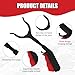 Short Grabber Reacher Tool, Small Trash Picker Upper Tongs, Mini Grabbers for Adults Litter Pickers Sanitation Workers Seniors(3psc）