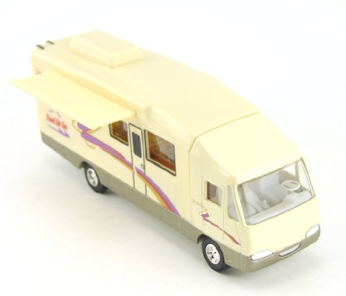 Toy Motorhome, Changeable Interior, Motorized Pull Back Action, 7.5-inch, Recreational Vehicle RV - Thumbnail 2