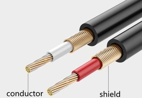 3 RCA Cable - Gold Plated 90 Degree Right Angle RCA Audio/Video Cable 3 Male to 3 Male Composite Video Audio A/V AV Cable (3.3ft/1m)