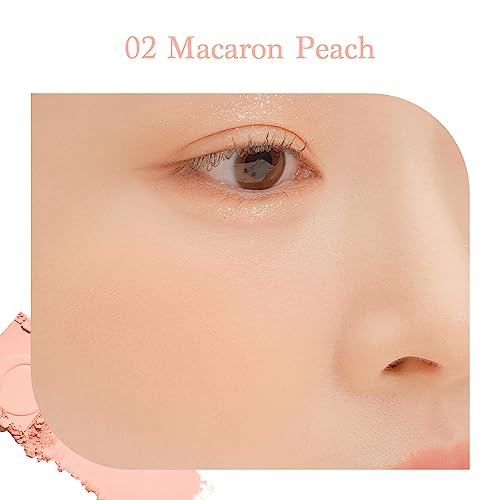 Image of Dasique Blending Mood Cheek #03 Peach Blending | 4 Blendable Shades | Pressed Powder Blush Palette for Cheeks | Silky & Soft Blur Finish | Lightweight Blush for Cheeks | Korean Makeup | Vegan