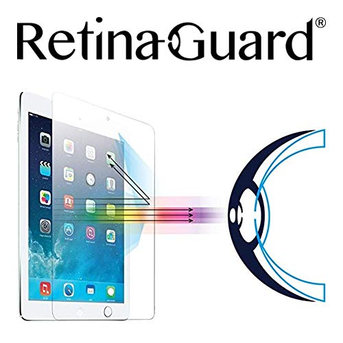 RetinaGuard 2018 iPad Anti UV, Anti Blue Light Tempered Glass Screen Protector Compatible