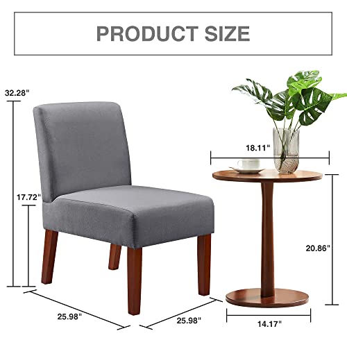 Sillón Accento Minimalista Plegable Gris miniatura 2