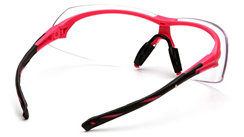 Pyramex Onix Eye Protection Pink Frame Clear Lens4