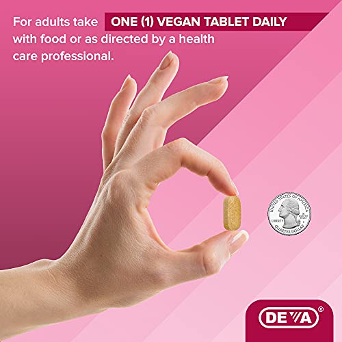 Deva Vegan Vitamins Hair Nails & Skin Vegan 90 Tab #TOP4