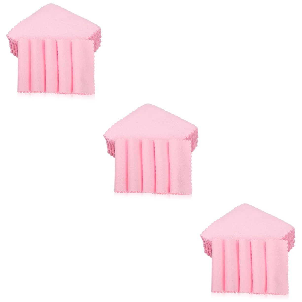 Uonlytech 3 Set Panno Argentato Occhiali Panni in Microfibra Pulito Guarda Cleaner Panno per La Pulizia dei Gioielli Salviette per La Pulizia Dell'atmosfera Fibra Superfine Rosa 100 Pezzi*3