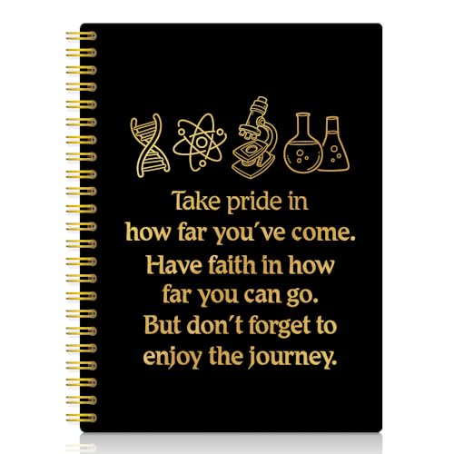 XQLZY Take Pride Black Gold Spiral Notebook