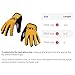 woom Kids Gloves, Yellow, Size 6