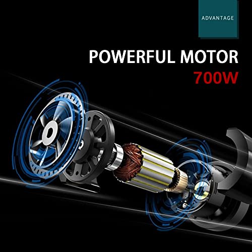 yeacher Pulverizador elétrico de tinta com bicos de cobre de 1,8 mm. Recipiente de 700 W 1200ml para