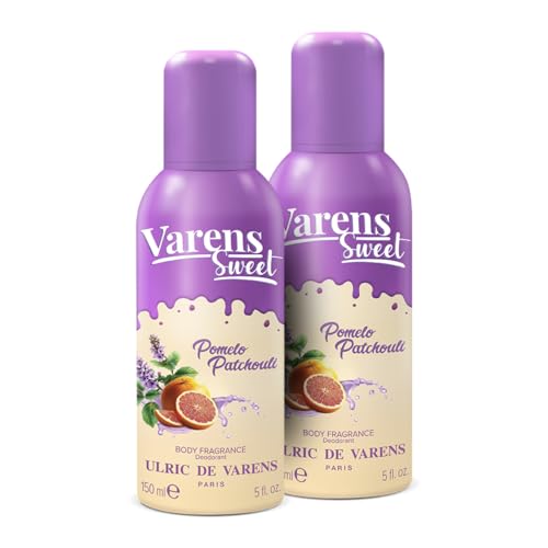 ULRIC DE VARENS - Body Fragrance Varens Sweet Pomelo Patchouli - Chypré, Floral, Fruité Et Musqué - Parfum & Déodorant Femme 2-en-1 - Vaporisateur - Spray...