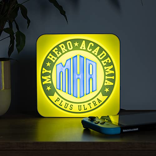 Image of Numskull My Hero Academia Lamp Wall Light - Ambient Lighting Gaming Accessory for Bedroom, Home, Study, Office, Work - Official My Hero Academia Merchandise