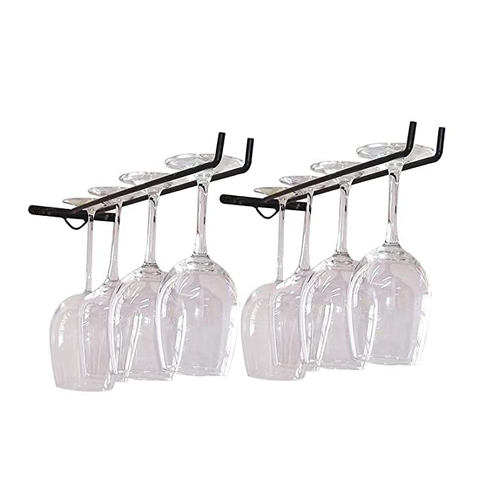 MS Craft Wine Glass Rack, Wine Glass Holder Stemware Rack Wall