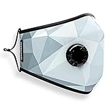 Grove Mask Face Mask w/ 7X PM2.5 Filters - Reusable Cloth Face Mask for Pollen, Smoke, Dust, Allergens - Perfect for Cycling, Running, Training, Motorcycle