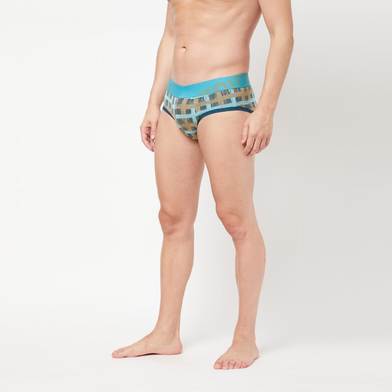 Image of Zoiro Men's Brief | Soft Band | Soft No-Marks Elastic | Breathable Innerwear | Pack of 1 | Color May Vary