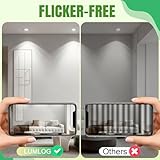 Lumlog GU10 LED Bulbs Cool White 6000K, 5W (50W Eqv), 810LM, CRI>80, 38° Beam, Non-Flicker, Non-Dimmable, Energy Class C, 10 Pack for Home Lighting - Image 3