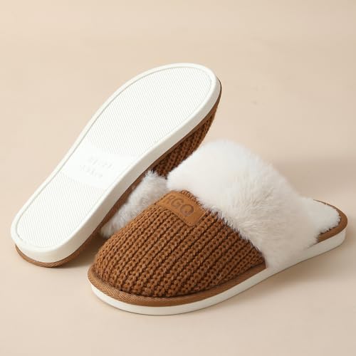 Image of DRUNKEN Slippers For Women Winter Sandals Casual Flats Home Footwear Man Girls Sliders Flip Flops Chappals Ladies Clogs Sleeper Slides Stylish Ortho Soft