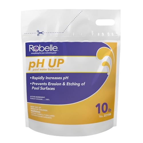 Robelle 10-Pounds Premium pH Up for Pools, 100% Sodium Carbonate