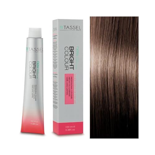 Tassel - Tinte Permanente Capilar Nº6.01 Rubio Oscuro Frío - Mujer - 100 ml - Color Natural Sin Reflejos Cálidos con Cuidado de Argán y Keratina
