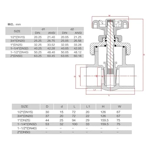 Vanne PVC 63mm à volant gris foncé pour régulation de débit précise - 7