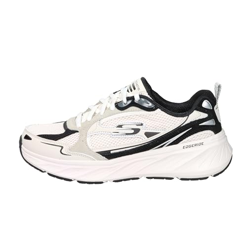Skechers 150493 Edgeride baskets femme en daim noir pour le running et le fitness quotidien
