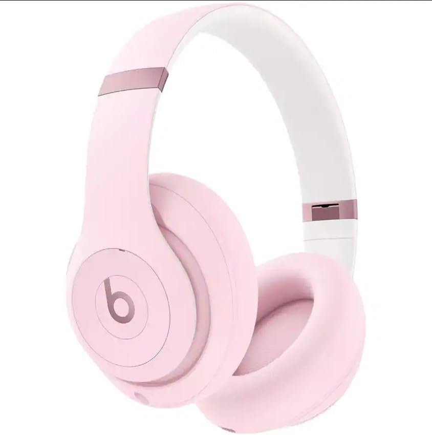 Beats Studio Pro - Wireless Noise Cancelling Over-The-Ear Headphones - Matte Pink (Renewed)