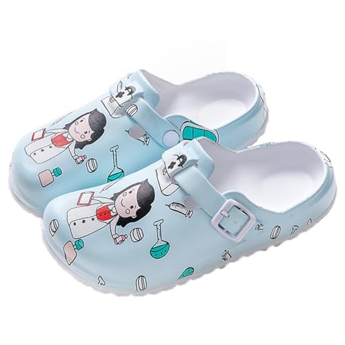 Image of Arch Support Nurse Clogs for Women and Men, Adjustable Buckle Mules Non Slip Work Shoes Chef Garden Sandals, Slip-On Cushion Slippers Slides
