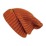 JOYCA & CO. Slouchy Beanie for Women and Men, Warm Breathable Knitted Winter Hat, Stylish Cuffed or