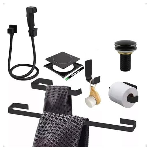 Kit Banheiro Ducha Acabamentos Registro Ralo 10x10 E Válvula