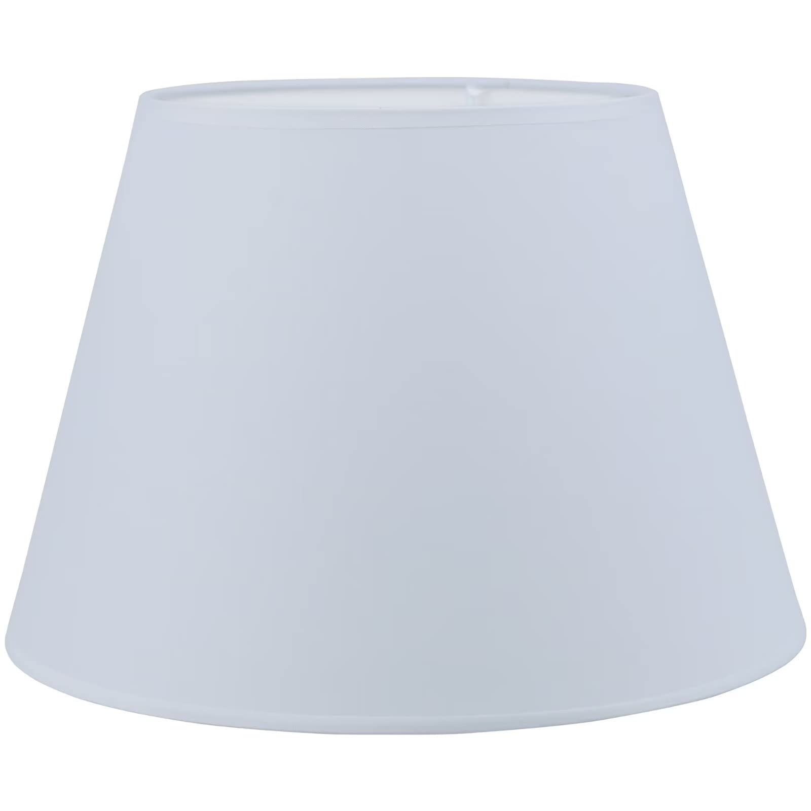 Sinta Lampshades Modern Coolie Fabric Relacement Light Shade Small Light Shade for E14/E27 Table Lamp Bedside Lamp Wall Lamp Lampshade,Ø12/30cm White