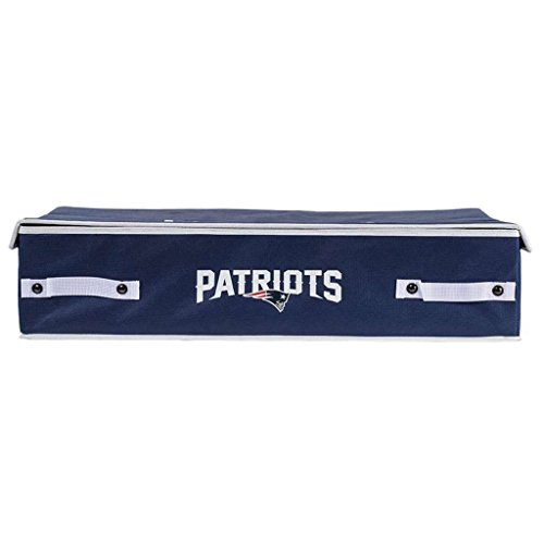 Franklin Sports NFL New England Patriots Under The Bed Storage Bins - Large