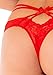 Leg Avenue Women's Sexy Valentine's Day Lingerie Set, Halter Bra Top and Brazilian Panty, Medium/Large
