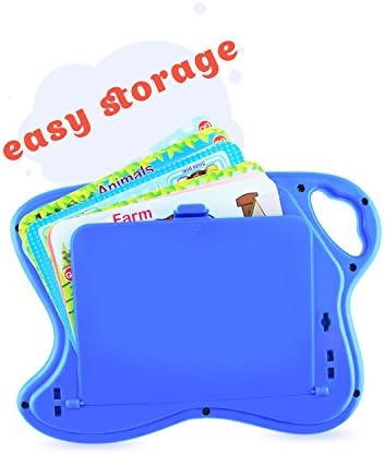 Boxiki kids Learning Pad with 10 Educational Cards Kids Board Game w/ Touch and Learn Functions | Smart Pad for Children's Learning Games | Educational Electronic Learning Set