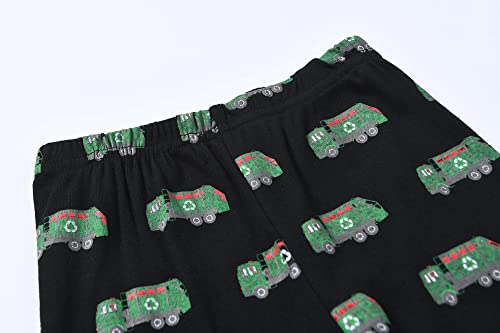 Joyond Boys Pure Cotton Summer Pjs for 2-14 Years, Kids Short Sleeve 4-Piece Pajamas Set Little Boys Sleepwear4