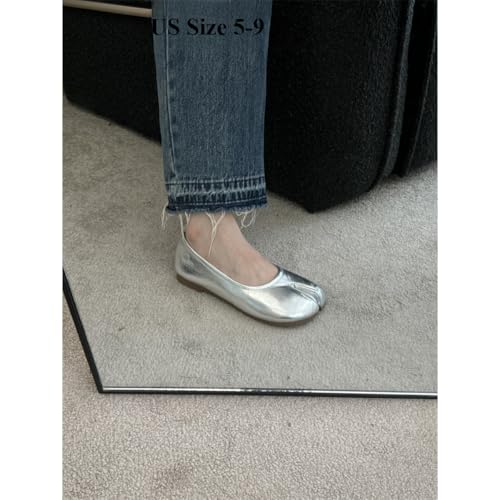 Fashionable Split Toe Flats for Women | Ultra-Suede Microfiber Leather | Multi-Color Options for Everyday Wear, Work & Casual Outings2