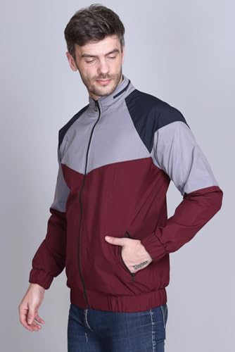 Image of eKools Men's Winter Wear Nylon Windcheater Jacket (wind1)