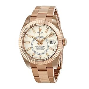 Rolex Sky-Dweller White Dial Automatic Men’s 18kt Everrose Gold Oyster Watch 326935WSO