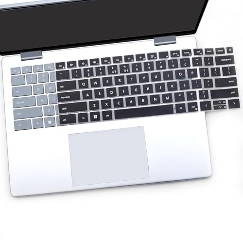 2 protectores de teclado para Dell 14 Plus 2025, negro y transparente miniatura 5