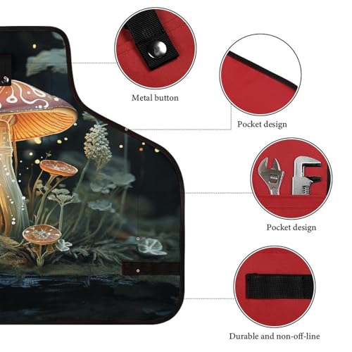 Delantal para Carpintero con 9 Bolsillos y Ajustable miniatura 3