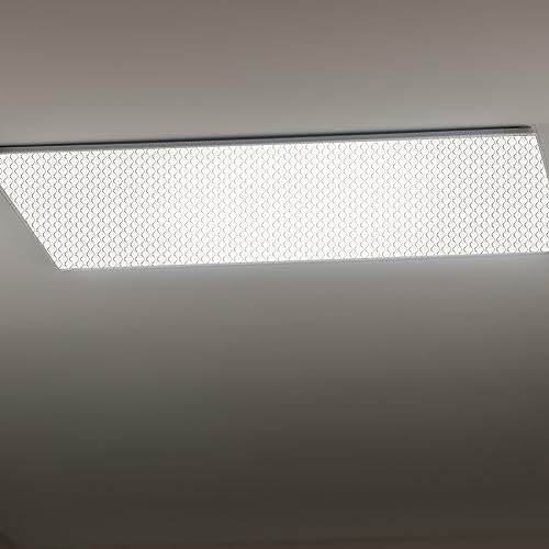 Image of Pangda 8 Pack Replacement Fluorescent Light Covers Clear Acrylic Ceiling Lighting Panel Flat Sheet for Overhead Fixtures, 22.5 x 46.5 x 0.1 Inch