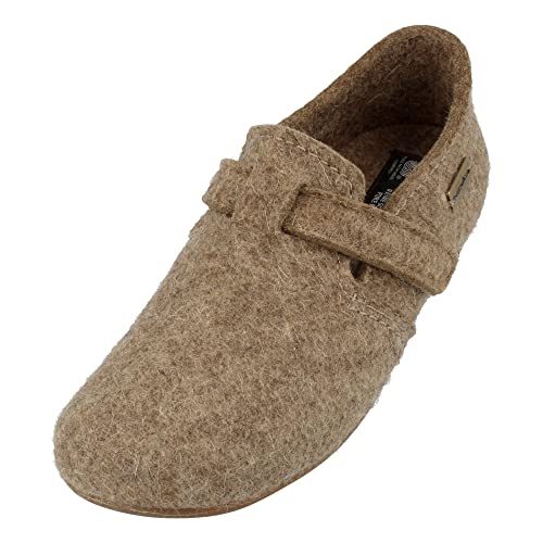 Chaussons Femmes HAFLINGER Focus 481056 en feutre de laine pur