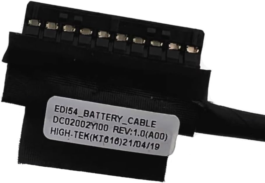 EDI54 Battery Cable for Dell N3583 N3581 N3490 V3480 V3583 V3401 Inspiron 3480 3482 3580 3581 3583 3584 5493 5593 Vostro 3400 3405 3480 3481 3501 3581 3583 3584 3595 5594 0HFYMP DC02002YI00