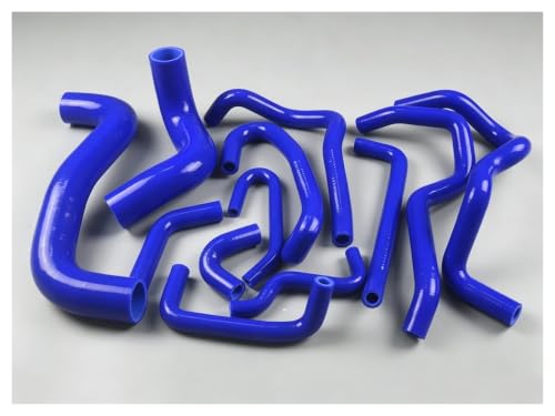 Durite de radiateur en silicone 12 pièces noir pour Subaru Legacy GT 2009 2010 2011 2012 2013 2014