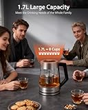 Aigostar Anti-Limescale Electric Kettle with Ceramic Coating - 2200W Fast Boil, 1.7L BPA-Free, Temperature Control & Keep Warm, LED Indicator, Includes Tea Infuser, Stainless Steel - Ceramia - Image 9