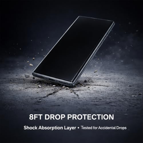 Image of Tempered Glass for Samsung Galaxy S23 | S22 (6.1 Inch) Military Grade 9H Screen Guard, Anti-Scratch, Shatterproof, Edge-to-Edge Full Coverage - Black Border