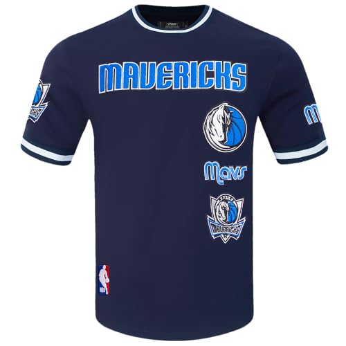 Camiseta Dallas Mavericks Pro Standard Retro Classics en color azul marino talla M para hombre