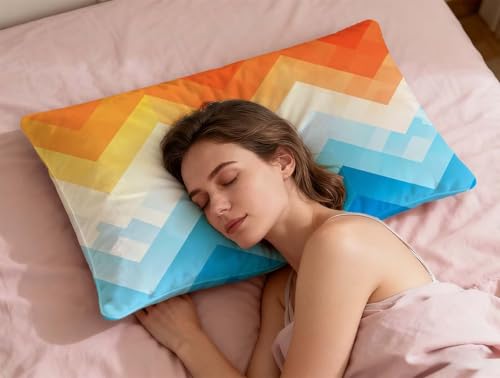 Housse de coussin 40x70 lavable avec zip invisible pour salon propre
