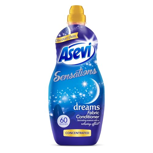 Asevi Sensations Fabric Conditioner, Laundry Conditioner, Liquid Fabric Conditioner, 1320ml, 60 Washes, Dreams