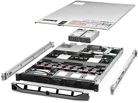 TechMikeNY Server 2X E5-2670 2.60Ghz 16-Core 64GB H710 Rails PowerEdge R620 (Renewed)