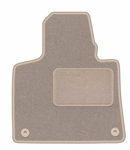 Alfombra de Coche de Moqueta Beige a Medida Evita Deslizamientos en Citroen C4 Picasso II