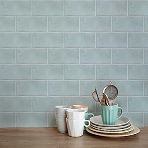 Tegelstickers 15Cm X 30Cm Mint Groene Keuken Tegel Stickers Voor Badkamer Stick Op Muurtegels Backsplash Voor Keuken Stick Op Tegels Zelfklevende Vinyl Home Decoratie, Tegel Stickers Rechthoek