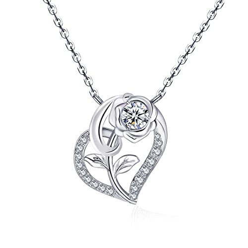🎁💖 Tempo di Regali 💐🎀 Questa deliziosa collana con pietra di nascita è confezionata in una bella scatola di gioielli. Questa collana di fiori di rosa ha un nuovo design e può essere perfettamente abbinata a diversi stili di abbigliamento. Non solo è un regalo perfetto per il compleanno, ma può anche essere utilizzato come regalo per un anniversario, San Valentino, Natale, Festa della Mamma o Ringraziamento. Esprimi il tuo amore infinito per lei, un amore che dura tutta la vita.